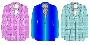 Moldes de sacos princesa en colores y texturas