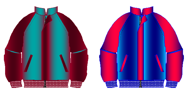Moldes de chamarras estilo raglan de mujer y hombre