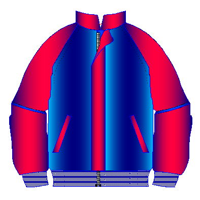 Patrones de chaquetas manga raglan de mujer