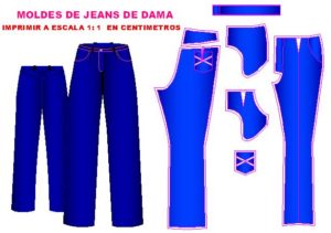 Molderia de Jeans de Dama
