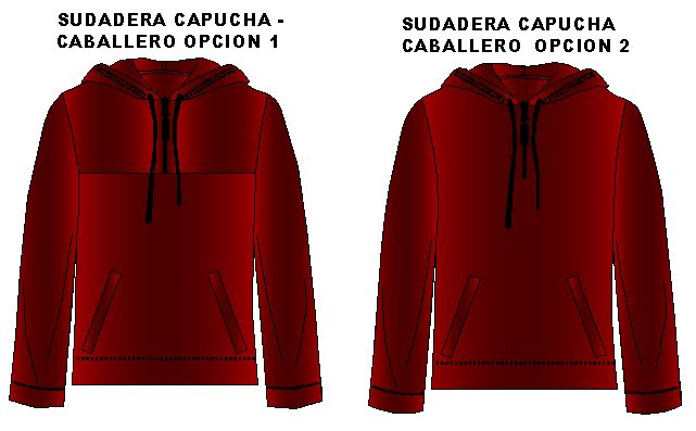 Moldes de sudadera con capucha pára hombre