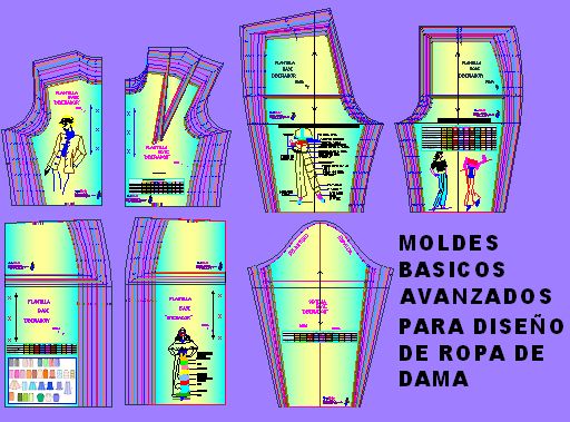 Patronaje para diseñar ropa de mujer