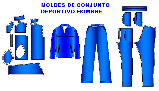 Patrones de ropa deportivos de hombre