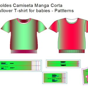 Tallaje de Camiseta Manga Corta para bebes