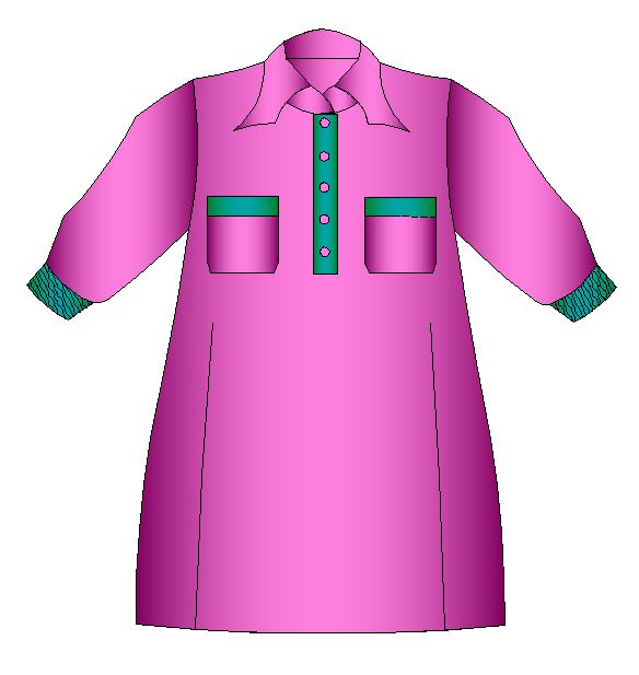 Tallaje de Vestidito holgado de bebas