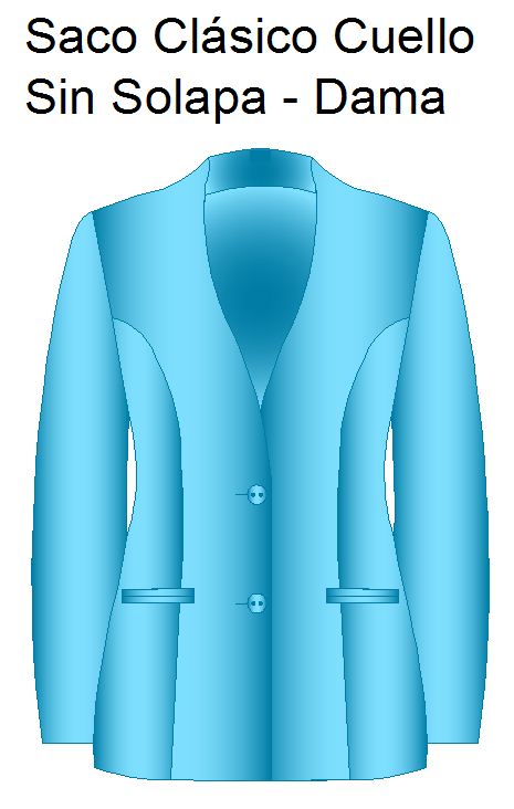Tallaje de Saco sin solpa de dama