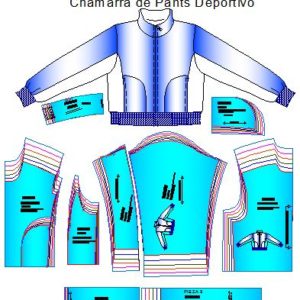 Moldes de pants deportivo chamarra y pantalon infantil