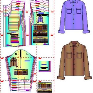 Plantillas de moldes de Camisa de Vestir Infantil