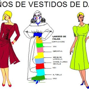 diseño de vestidos de dama
