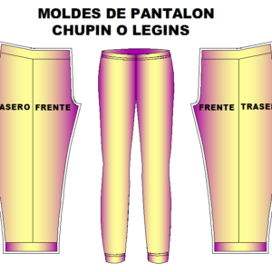 Moldes de pantalon leggyns