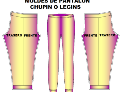Moldes de pantalon leggyns