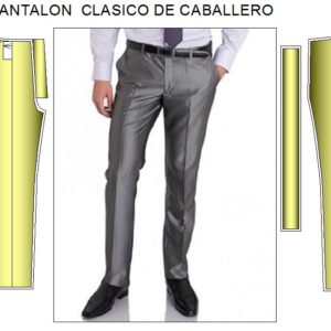 Moldes de pantalon de hombre