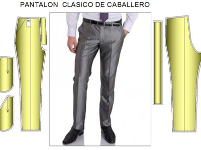 Moldes de pantalon de hombre