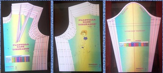 Moldes basicos para diseñar ropa femenina