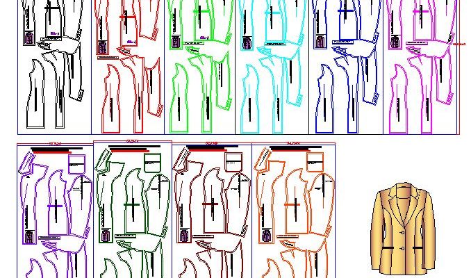 tallaje de sacos de mujer